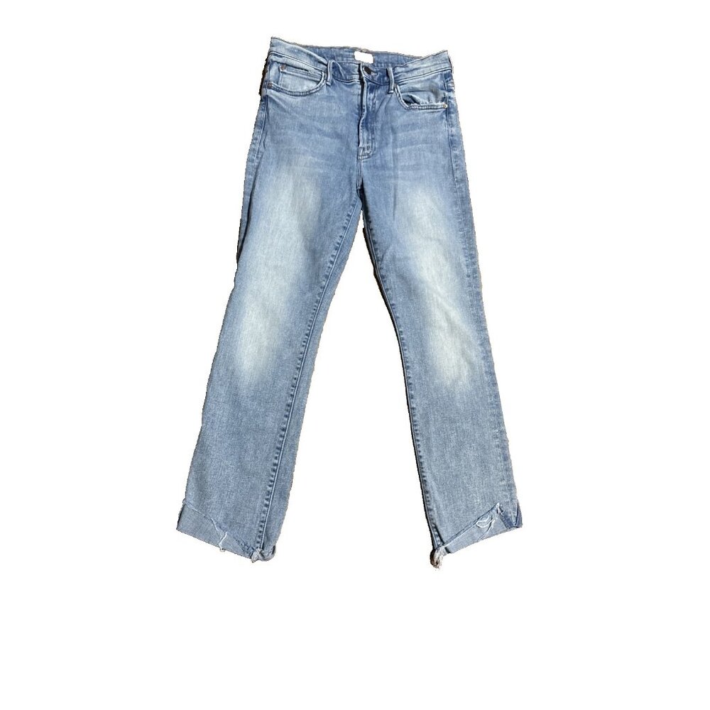 MOTHER Classic Blue Straight Leg Jeans